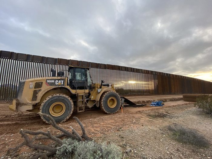 Construction of border wall